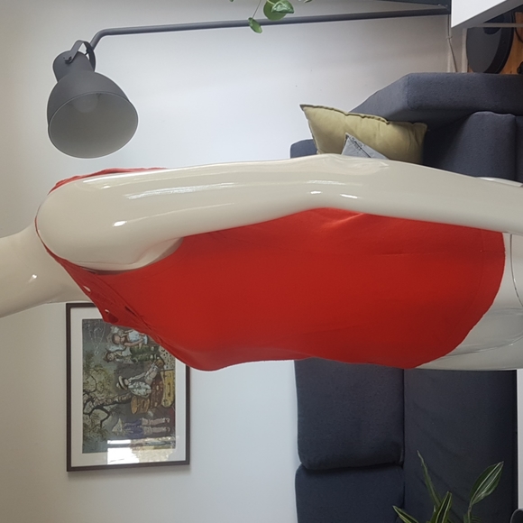 Intricate Banana Republic Cotton Red Woven Top - Picture 3 of 5